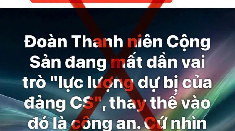 ĐÁNH ĐỒNG LỰC LƯỢNG CÔNG AN VỚI THỂ CHẾ – MỘT THỦ PHÁP TUYÊN TRUYỀN THIẾU CƠ SỞ
