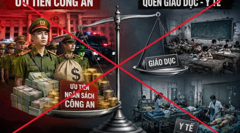 “NHẬN DIỆN ÂM MƯU XUYÊN TẠC CHÍNH SÁCH  ĐẦU TƯ CHO LỰC LƯỢNG CÔNG AN”