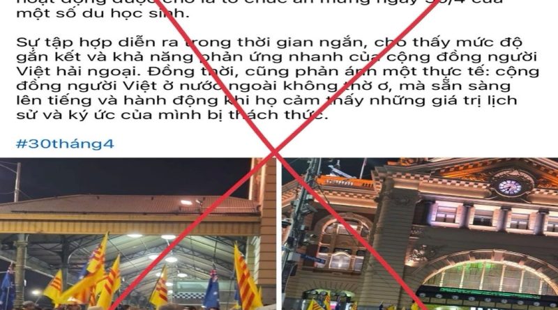 CẢNH GIÁC VỚI LUẬN ĐIỆU SAI TRÁI,  XUYÊN TẠC Ý NGHĨA LỊCH SỬ NGÀY 30/4