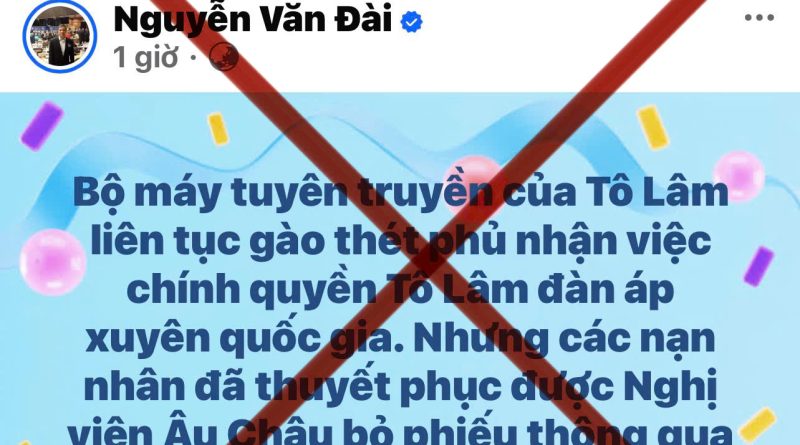 VẠCH TRẦN LUẬN ĐIỆU VU KHỐNG “ĐÀN ÁP XUYÊN QUỐC GIA” CỦA CÁC THẾ LỰC THÙ ĐỊCH