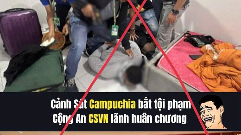 SỰ THẬT VỀ LUẬN ĐIỆU “CAMPUCHIA BẮT TỘI PHẠM, CÔNG AN VIỆT NAM NHẬN HUÂN CHƯƠNG”