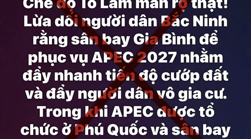 VẠCH TRẦN TRÒ HỀ “MƯỢN GIÓ BẺ MĂNG”, XUYÊN TẠC DỰ ÁN SÂN BAY GIA BÌNH CỦA NGUYỄN VĂN ĐÀI
