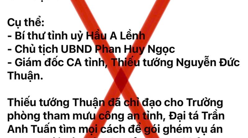 ĐỪNG BIẾN “TIN ĐỒN” THÀNH “BẢN ÁN”