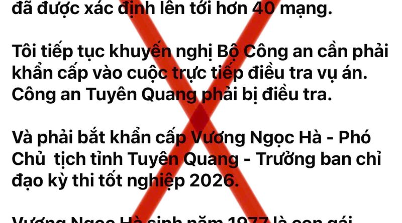 TỈNH TÁO TRƯỚC THÔNG TIN QUY CHỤP TRÊN MẠNG XÃ HỘI