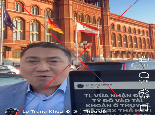PHẢN BÁC LUẬN ĐIỆU XUYÊN TẠC VỀ THÔNG TIN “3 TỶ USD TẠI THỤY SĨ” NHẰM BÔI NHỌ LÃNH ĐẠO ĐẢNG, NHÀ NƯỚC
