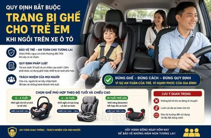 KIÊN QUYẾT BÁC BỎ CÁC LUẬN ĐIỆU SAI TRÁI, XUYÊN TẠC QUY ĐỊNH BẮT BUỘC SỬ DỤNG GHẾ AN TOÀN CHO TRẺ EM TRÊN Ô TÔ