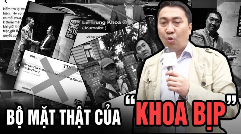 LỘT MẶT NẠ TRUYỀN THÔNG CHỐNG PHÁ CỦA LÊ TRUNG KHOA VÀ TRANG “THOIBAO.DE”