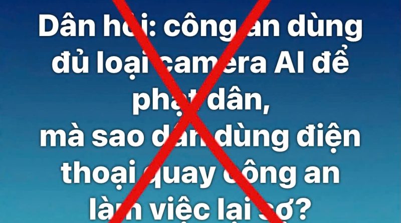 CAMERA CỦA CƠ QUAN CHỨC NĂNG VÀ ĐIỆN THOẠI CỦA NGƯỜI DÂN: ĐỪNG ĐÁNH ĐỒNG HAI KHÁI NIỆM
