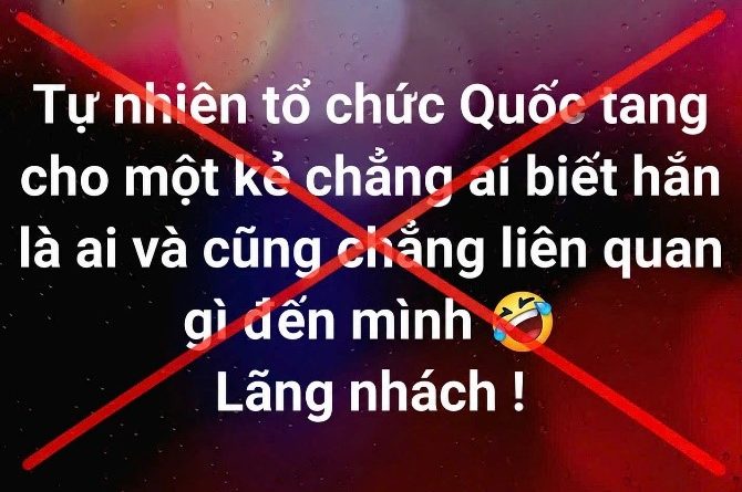 KHÔNG ĐỂ LUẬN ĐIỆU XUYÊN TẠC LÀM SAI LỆCH Ý NGHĨA QUỐC TANG VÀ QUAN HỆ VIỆT NAM – LÀO