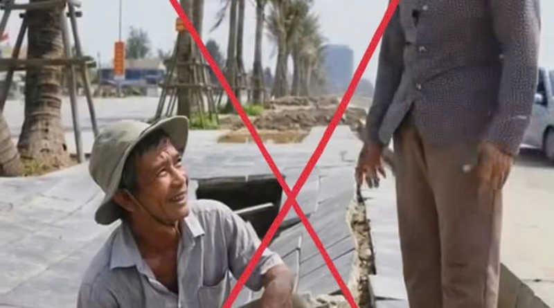 NHẬN DIỆN THỦ ĐOẠN DÙNG AI XUYÊN TẠC CÁC CÔNG TRÌNH HƯ HỎNG DO THIÊN TAI GÂY RA