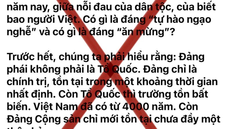 NHẬN DIỆN VÀ BÁC BỎ NHỮNG LUẬN ĐIỆU BÓP MÉO BẢN CHẤT NGÀY QUỐC KHÁNH 2/9