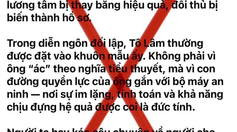 TỪ SỰ KIỆN ĐẾN SUY DIỄN: SỰ THIẾU HỤT CHỨNG CỨ TRONG MỘT BÀI VIẾT QUY CHỤP CHÍNH TRỊ
