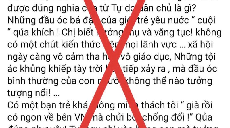 BẢN CHẤT LỪA LỌC VÀ NHỮNG LUẬN ĐIỆU XUYÊN TẠC TRÁO TRỞ CỦA CÁC THẾ LỰC THÙ ĐỊCH