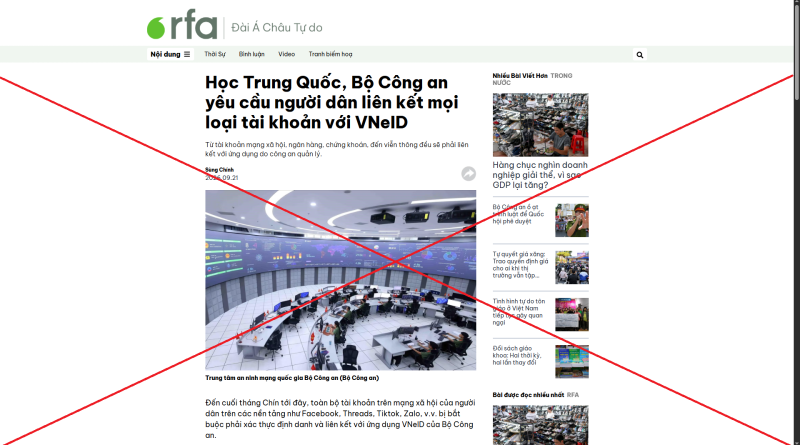 CẢNH GIÁC TRƯỚC NHỮNG LUẬN ĐIỆU XUYÊN TẠC, THÔNG TIN SAI LỆCH VỀ VIỆC LIÊN KẾT TÀI KHOẢN CÁ NHÂN VỚI ỨNG DỤNG VNeID